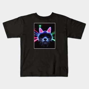 disco cat Kids T-Shirt